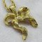 Goldene Band Halskette von Christian Dior 7