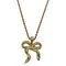 Gold Ribbon Necklace from Christian Dior 4