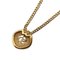 Dior Necklace Womens Brand Transparent Stone Gold by Christian Dior, Image 2