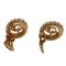 Dior Earrings Womens Brand Transparent Stone Gold by Christian Dior, Set of 2 5