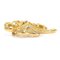 Brosche Gp/Strass Gold Damen von Christian Dior 2