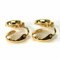 Earrings Metal Gold Gp by Christian Dior, Set of 2 3