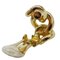 Aretes de oro con cadena de Christian Dior, Imagen 5