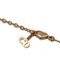 Halskette aus goldenem transparentem Stein von Christian Dior 5