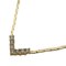 Halskette aus Gold mit Strass von Christian Dior 1