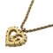 Halskette mit goldenem Herz und Strass von Christian Dior 2