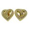 Earrings in Gold with Rhinestone from Christian Dior, Set of 2 1