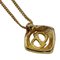 Necklace Womens Brand Cd Logo Rhinestone Gold by Christian Dior 3