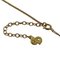 Necklace Womens Brand Cd Logo Rhinestone Gold by Christian Dior 5