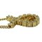 Halskette mit Strass in Gold von Christian Dior 2