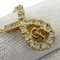Collar con diamantes de imitación en oro de Christian Dior, Imagen 7