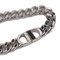 CHRISTIAN DIOR Dior CD Icon Chain Link Bracelet Metal Silver Black 3