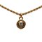 Rhinestone Necklace in Gold Plated Womens by Christian Dior 1