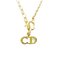 Vergoldete CD Halskette GP von Christian Dior 4