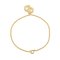 Bracciale con strass placcato in oro di Christian Dior, Immagine 3