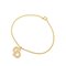 Bracciale con strass placcato in oro di Christian Dior, Immagine 2