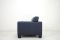 Vintage Swiss DS 17 Dark Blue Leather Armchair from de Sede, Image 10