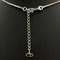 Silberfarbene Halskette mit Strasssteinen von Christian Dior 4