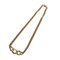 Gold GP Design Chain Necklace by Christian Dior 1