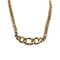 Gold GP Design Chain Necklace by Christian Dior 3