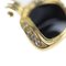 Schwarze Halskette mit Strasssteinen aus Metall und Gold von Christian Dior 5
