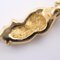 Collana metallo strass oro Cd Logo Color Stone di Christian Dior, Immagine 5