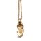 Collar de diamantes de imitación de metal con logotipo de Cd dorado de Christian Dior, Imagen 3