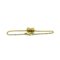 Vintage CD Logo Dice Motif Chain Bracelet in Gold by Christian Dior 2