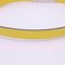 Choker Necklace in Leather/Metal/Fake Pearl Yellow & Silver White by Christian Dior 4