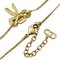 Necklace Ladys Gold Ribbon Rhinestone by Christian Dior 6