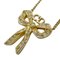 Necklace Ladys Gold Ribbon Rhinestone by Christian Dior, Image 2
