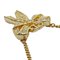 Necklace Ladys Gold Ribbon Rhinestone by Christian Dior 5