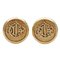 Round Earrings in Gold from Christian Dior, Set of 2 1