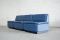 Vintage Modular Blue Leather Sofa, 1979 2