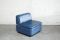 Vintage Modular Blue Leather Sofa, 1979 15