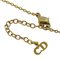 Heart GP Rhinestone Gold Necklace by Christian Dior 5