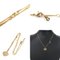 Collar de metal dorado de Christian Dior, Imagen 5