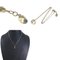 Collar de metal / diamantes de imitación dorado y rosa de Christian Dior, Imagen 5