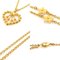 Halskette aus Metall Gold von Christian Dior 4