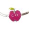 Apple Pink Silver Metal Necklace by Christian Dior 3