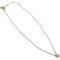Heart Motif Metal Rhinestone Gold Necklace by Christian Dior, Image 2
