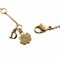 Heart Motif Metal Rhinestone Gold Necklace by Christian Dior 5
