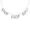Silver Metal Necklace by Christian Dior 1