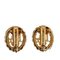 Rhinestone Earrings in Gold Plated by Christian Dior 2