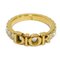 Ring aus Kristallglas und Strass mit Logo von Christian Dior 1