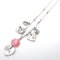Heart Pink Stone Necklace from Christian Dior 1