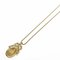 CD Necklace Gold Charm Womens GP in Plated by Christian Dior, Image 2