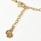 Necklace Choker Motif in Rhinestone Gold by Christian Dior 5