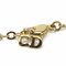 Halskette aus Metall Gold von Christian Dior 7