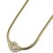 CHRISTIAN DIOR Halsband mit Strass-Gold-Halskette aus Metall 2